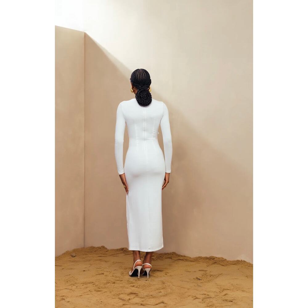 ELEXIAY Tife women’s Dress White 
size large (new) retail $325.00 - Picture 4 of 9